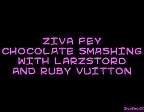 Ziva_Fey_-_Chocolate_Smashing_With_Larzstord_And_Ruby_Vuitton_ZFXXX